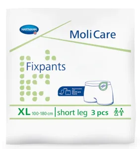 MoliCare Fixpants short leg XL fixačné nohavičky (100-160 cm) (inov.2017) 1x3 ks