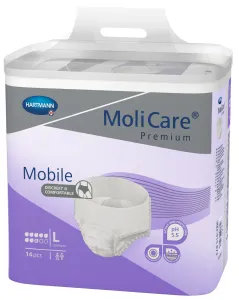 MoliCare Premium Mobile 8 kvapiek L fialové, plienkové nohavičky naťahovacie, 1x14 ks
