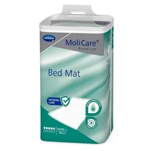 MoliCare Premium Bed Mat 5 kvapiek Absorpčné podložky 60 x 90 cm 30 ks