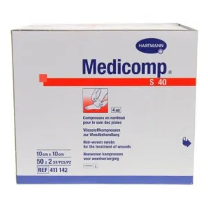 Kompres Medicomp nester.10x10cm/100ks 4218251