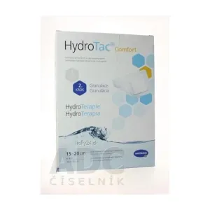 Hartmann HydroTac Comfort krytie na rany penové hydropol. impregnované gelom, samolepiace 15 x 20 cm 10 ks