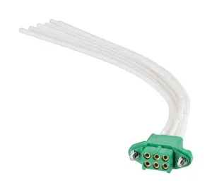 Harwin M300-Fc10605F2-0150L Cable Assy, Wtb Rcpt-Free End, 150Mm