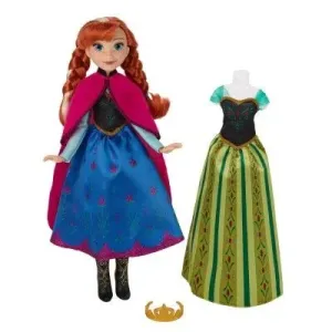 Hasbro Disney Frozen Ľadové kráľovstvo bábika s náhradnými šaty Anna