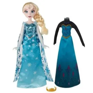 Hasbro Disney Frozen Ľadové kráľovstvo bábika s náhradnými šaty Elsa