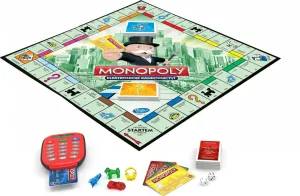 Hasbro Monopoly elektronické bankovníctvo CZ