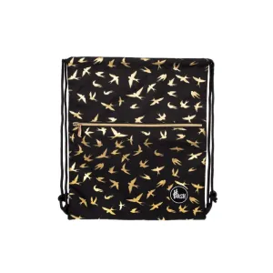 HASH - HASH Luxusné vrecúško / taška na chrbát GOLDEN BIRDS, AD2, 507022053