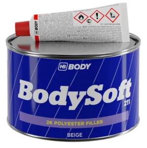HB BODY SOFT - Dvojzložkový polyesterový plniaci tmel žltá 1 kg