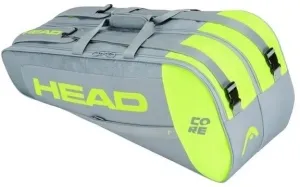Head Core 6 Green/Neon Yellow Tenisová taška