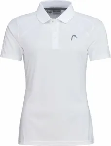 Head Club Jacob 22 Tech Polo Shirt Women White L Tenisové tričko