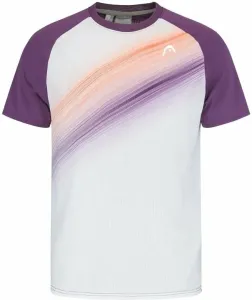 Head Performance T-Shirt Men Lilac/Print Perf L Tenisové tričko