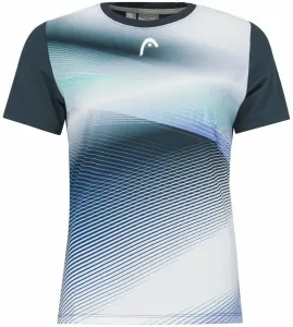 Head Performance T-Shirt Women Navy/Print Perf S Tenisové tričko