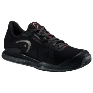 Head Sprint Pro 3.5 Clay Black/Red Men's Tennis Shoes EUR 47 #9566350