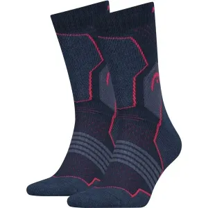 Head HIKING CREW 2P UNISEX Turistické ponožky, čierna, veľkosť 39 - 42