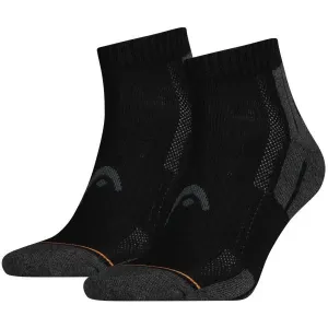 Head PERFORMANCE QUARTER 2PACK Športové ponožky, čierna, veľkosť 43-46