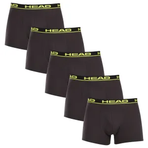5PACK Men's Boxer Shorts HEAD Grey #8366265