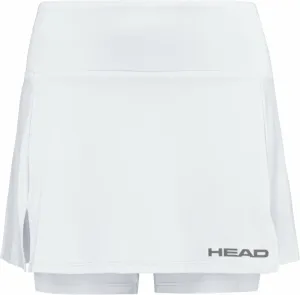 Head Club Basic Skirt Women White S Tenisová sukňa