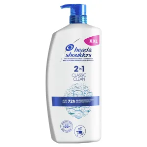 Head and Shoulders Šampón a kondicionér proti lupinám 2 v 1 Classic Clean (Anti-Dandruff Shampoo & Conditioner) 900 ml