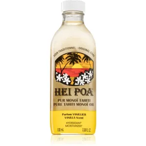 Hei Poa Pure Tahiti Monoï Oil Vanilla multifunkčný olej na telo a vlasy 100 ml