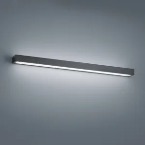 Nástenné svietidlo Helestra Theia LED, matná čierna 90 cm