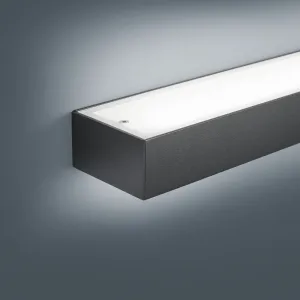 Nástenné svietidlo Helestra Theia LED, matná čierna 30 cm