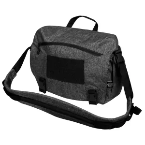 Taška cez rameno Helikon-Tex® Urban Courier Bag Medium® Nylon - Melange - černá (Farba: Melange Grey / čierna) #5807368