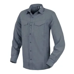 Košeľa s dlhým rukávom Helikon-Tex® Defender Mk2 Gentleman - Melange Blue (Farba: Melange Blue, Veľkosť: 3XL) #5807801