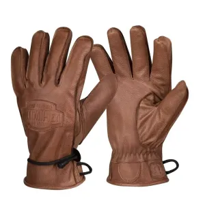 Kožené zimné rukavice Range Helikon-Tex® (Farba: US Brown, Veľkosť: M) #5809051