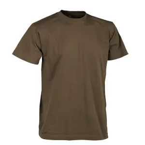Bavlněné tričko Helikon-Tex® s krátkým rukávem – Mud Brown (Farba: Mud Brown, Veľkosť: L) #5806167