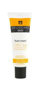 Heliocare 360° Fluid Cream SPF50+ 50 ml opaľovací prípravok na tvár unisex na citlivú a podráždenú pleť