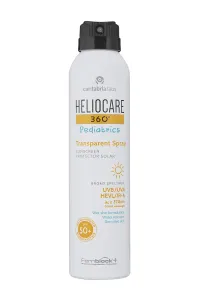 Heliocare Transparentný sprej na opaľovanie pre deti 360° SPF 50+ (Pediatrics Transparent Spray) 200 ml
