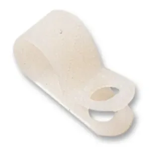 Hellermanntyton H4P-N66-Na-M1 Cable P-Clip, Nylon 6.6, Natural, 8Mm