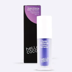 Hello Coco Purple Whitening Colour Corrector bieliaca zubná pasta 30 ml #149542