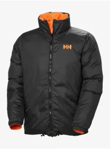 Orange-black men's down double-sided winter jacket HELLY HANSEN - Men #609480