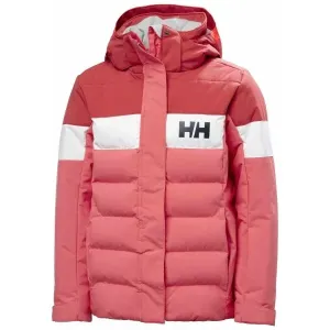 Helly Hansen JR DIAMOND JACKET Dievčenská lyžiarska bunda, ružová, veľkosť