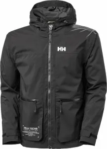 Helly Hansen Men's Move Hooded Rain Jacket Black S Outdoorová bunda