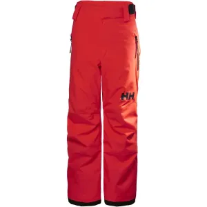 Helly Hansen JR LEGENDARY PANT Detské lyžiarske nohavice, červená, veľkosť