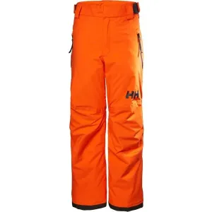 Helly Hansen JR LEGENDARY PANT Detské lyžiarske nohavice, oranžová, veľkosť #434254