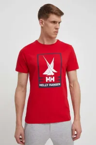Helly Hansen SHORELINE T-SHIRT 2.0 Pánske tričko, červená, veľkosť #9259759
