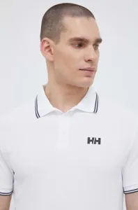 Polo tričko Helly Hansen pánsky, biela farba, jednofarebný #345759