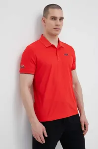 Polo tričko Helly Hansen pánsky, červená farba, jednofarebný