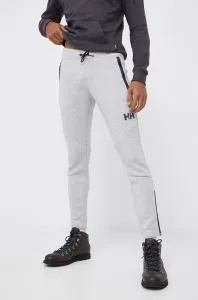 Nohavice Helly Hansen pánske, šedá farba, jednofarebné #9011376