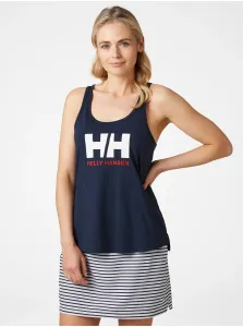 Navy Blue Women's Tank Top Helly Hansen Logo Singlet - Women's