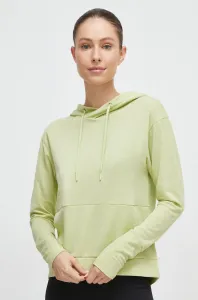 Športová mikina Helly Hansen Lifa Tech dámska, zelená farba, s kapucňou, jednofarebná, Lifa Tech 48530