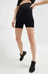 Športové krátke nohavice Helly Hansen Allure dámske, čierna farba, jednofarebné, vysoký pás