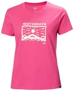 Dámské tričko Helly Hansen  F2F Organic Cotton T-Shirt Cascadia Pink