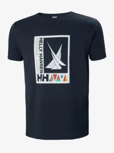 Helly Hansen SHORELINE T-SHIRT 2.0 Pánske tričko, tmavo modrá, veľkosť