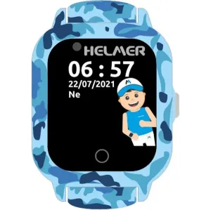 Helmer Chytré dotykové hodinky s GPS lokátorem a fotoaparátem - LK 710 4G modré