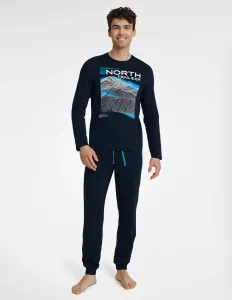 Pánske pyžamo Henderson 40953 Icicle Tmavomodrá XL