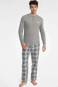 Henderson Usher 40946-90X šedý melanž Pánské pyžamo #7266270