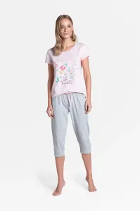 Long pajamas Tamia 38889-03X Light pink-gray Light pink-gray
